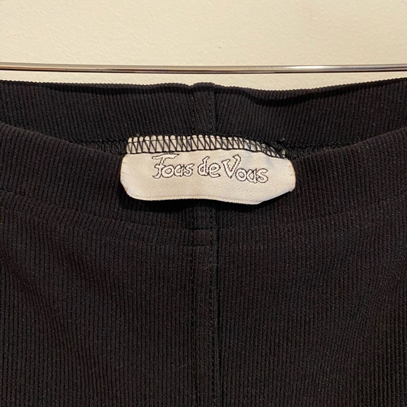 VINTAGE 90s Riding equestrian style ribbed legging pant - Picture 4 of 5